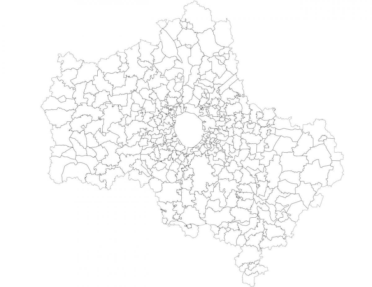 Moskva kommuner karta