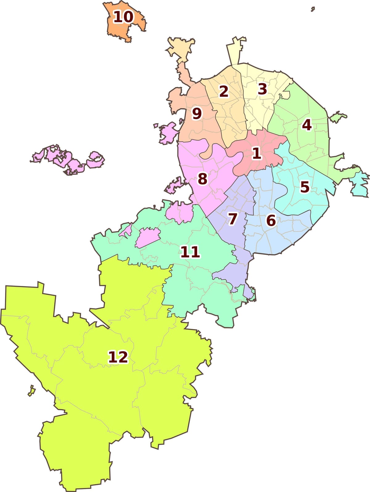 Moskva närheten karta