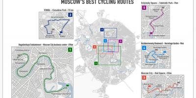 Moskva cykel karta