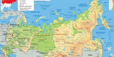 Rysslands karta