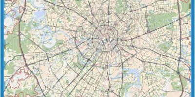 Moskva topografisk karta