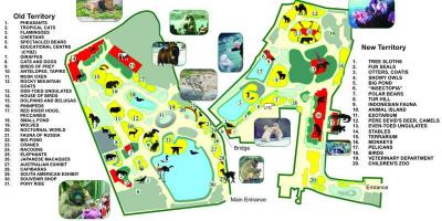 Karta över Moskva zoo